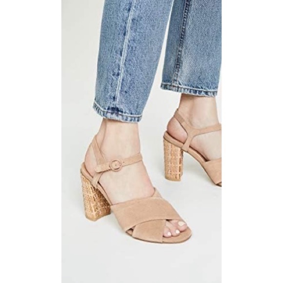Bnib Soludos Olivia Desert Leather/Suede Heel 8.5